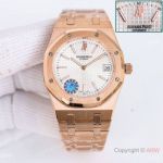ZF Swiss Copy Audemars Piguet Royal Oak Jumbo in 39mm Rose Gold with White Dial